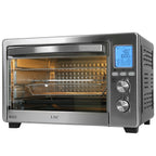 LNC 12-In-1 Large 34QT Countertop Toaster Oven Convection Rotisserie Air Fryer - 19.5 L x 15 W x 12.5 H