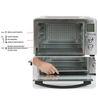 LNC 12-In-1 Large 34QT Countertop Toaster Oven Convection Rotisserie Air Fryer - 19.5 L x 15 W x 12.5 H