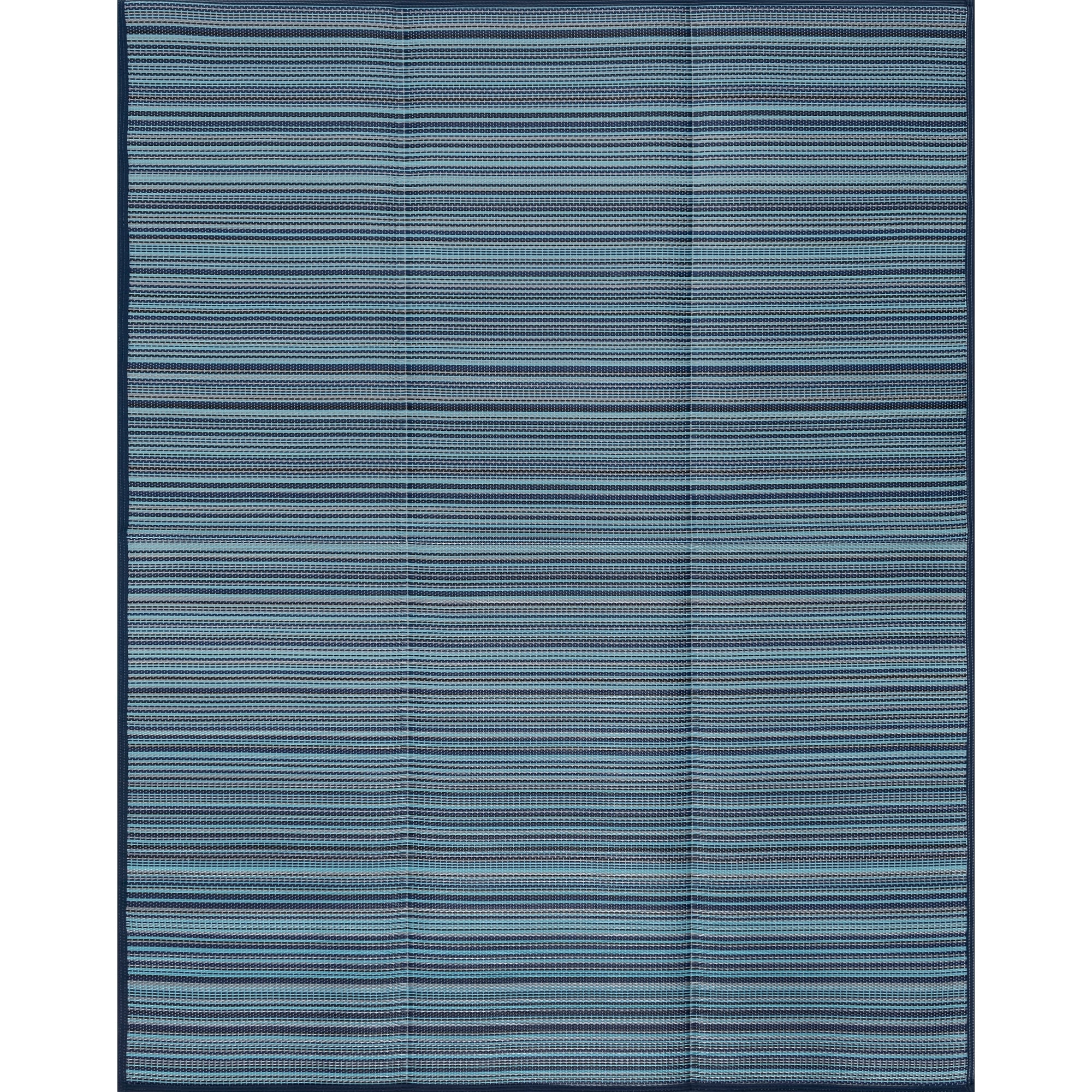 Lalune Beach Stripe Indoor Outdoor Area Rug