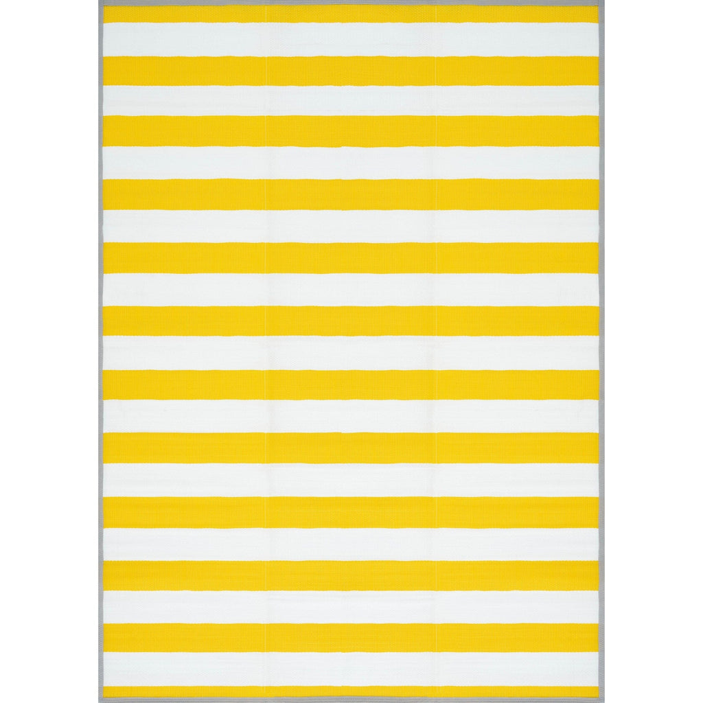 Lalune Beach Stripe Indoor Outdoor Area Rug