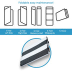 Lalune Beach Stripe Indoor Outdoor Area Rug