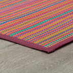 Lalune Beach Stripe Indoor Outdoor Area Rug