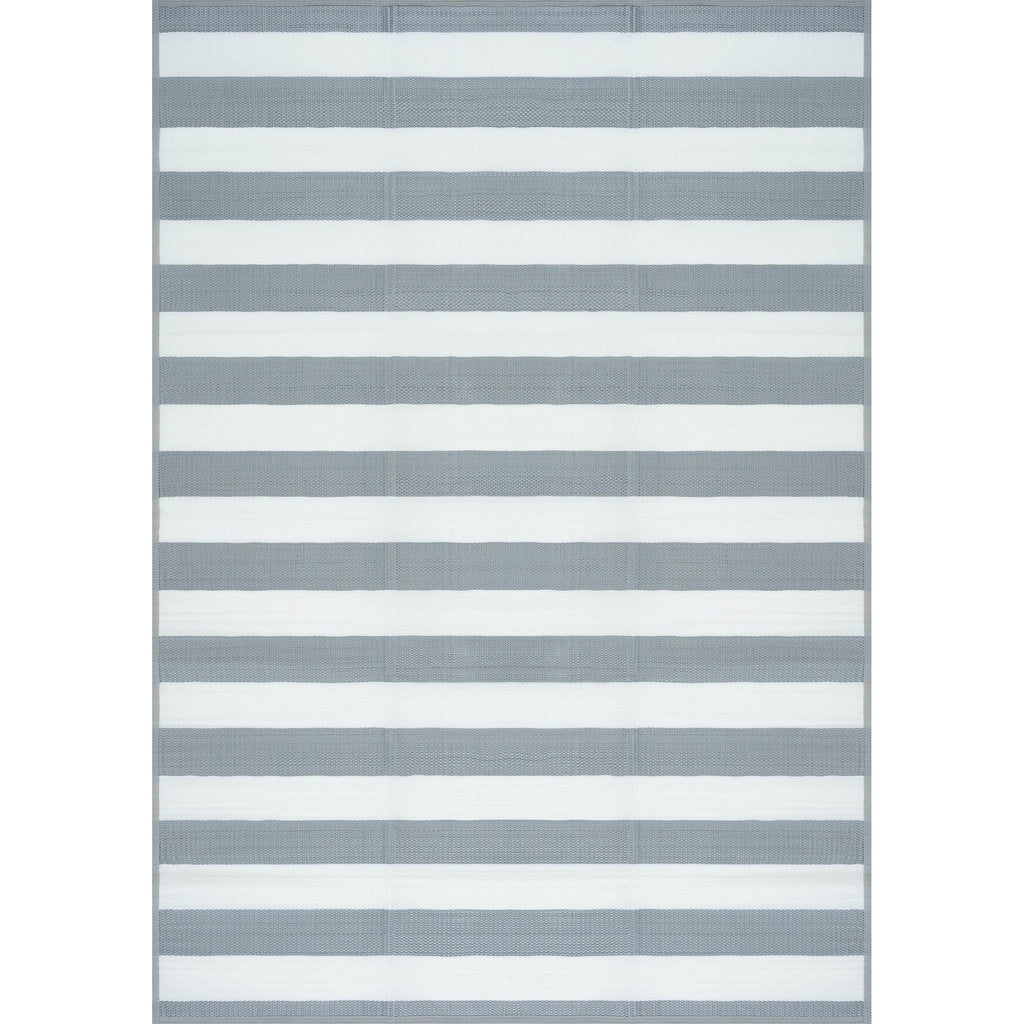 Lalune Beach Stripe Indoor Outdoor Area Rug