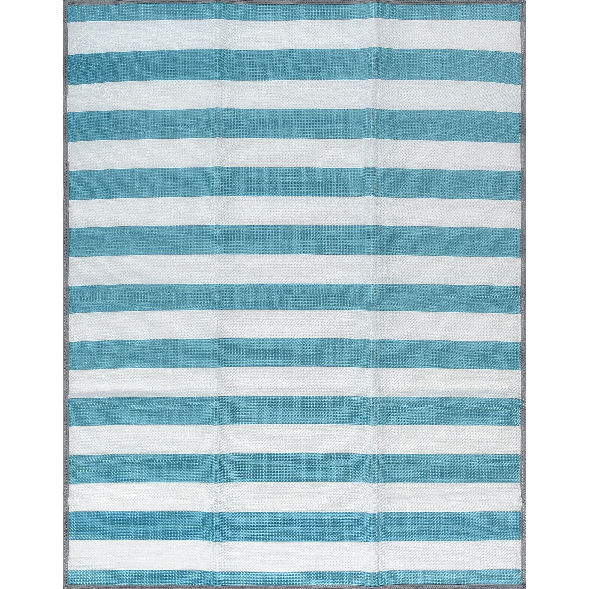 Lalune Beach Stripe Indoor Outdoor Area Rug