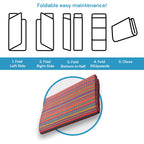 Lalune Beach Stripe Indoor Outdoor Area Rug