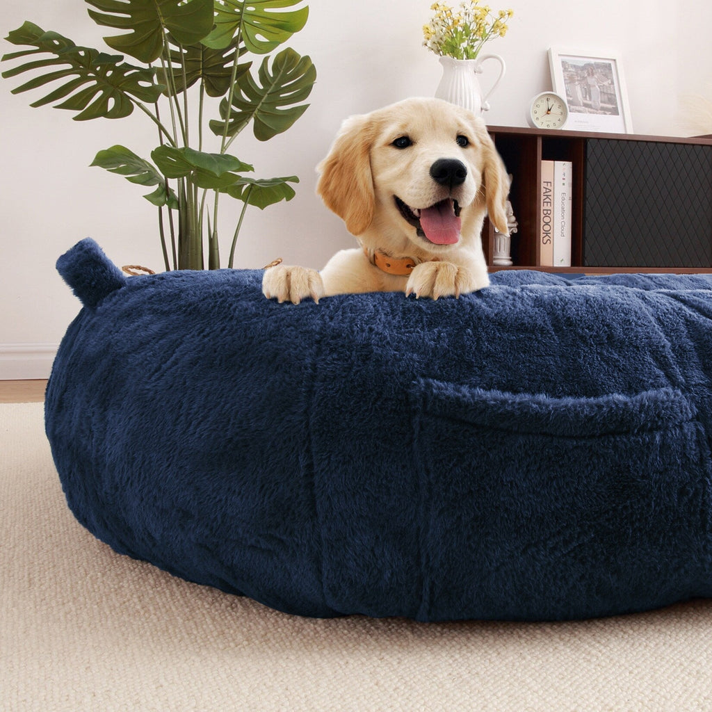 Giant Dog Bed for Humans 71x48x14 Large Dog Bed for People Adults, Washable Napping Dog Bed