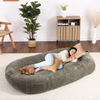 Giant Dog Bed for Humans 71x48x14 Large Dog Bed for People Adults, Washable Napping Dog Bed