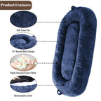 Giant Dog Bed for Humans 71x48x14 Large Dog Bed for People Adults, Washable Napping Dog Bed
