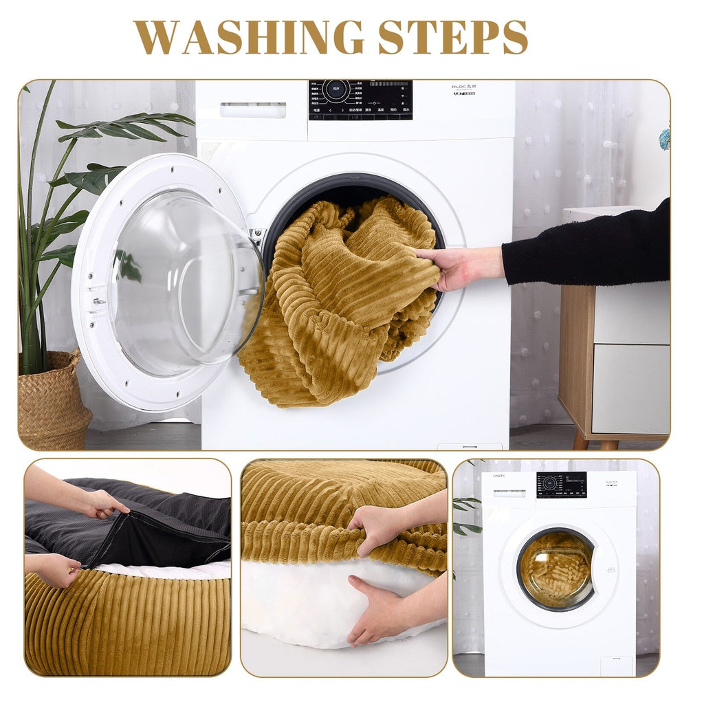 Giant Dog Bed for Humans 71x48x14 Large Dog Bed for People Adults, Washable Napping Dog Bed