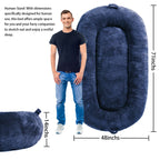 Giant Dog Bed for Humans 71x48x14 Large Dog Bed for People Adults, Washable Napping Dog Bed