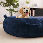 Large Dog Bed Washable Human Size Bed with Removable Cover