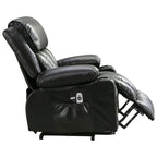 Large Power Lift Recliner Chair with Heat and 8-Point Massage - Remote Control, USB Port