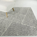 Larsen Modern Varied Stripes Area Rug
