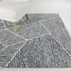 Larsen Modern Varied Stripes Area Rug