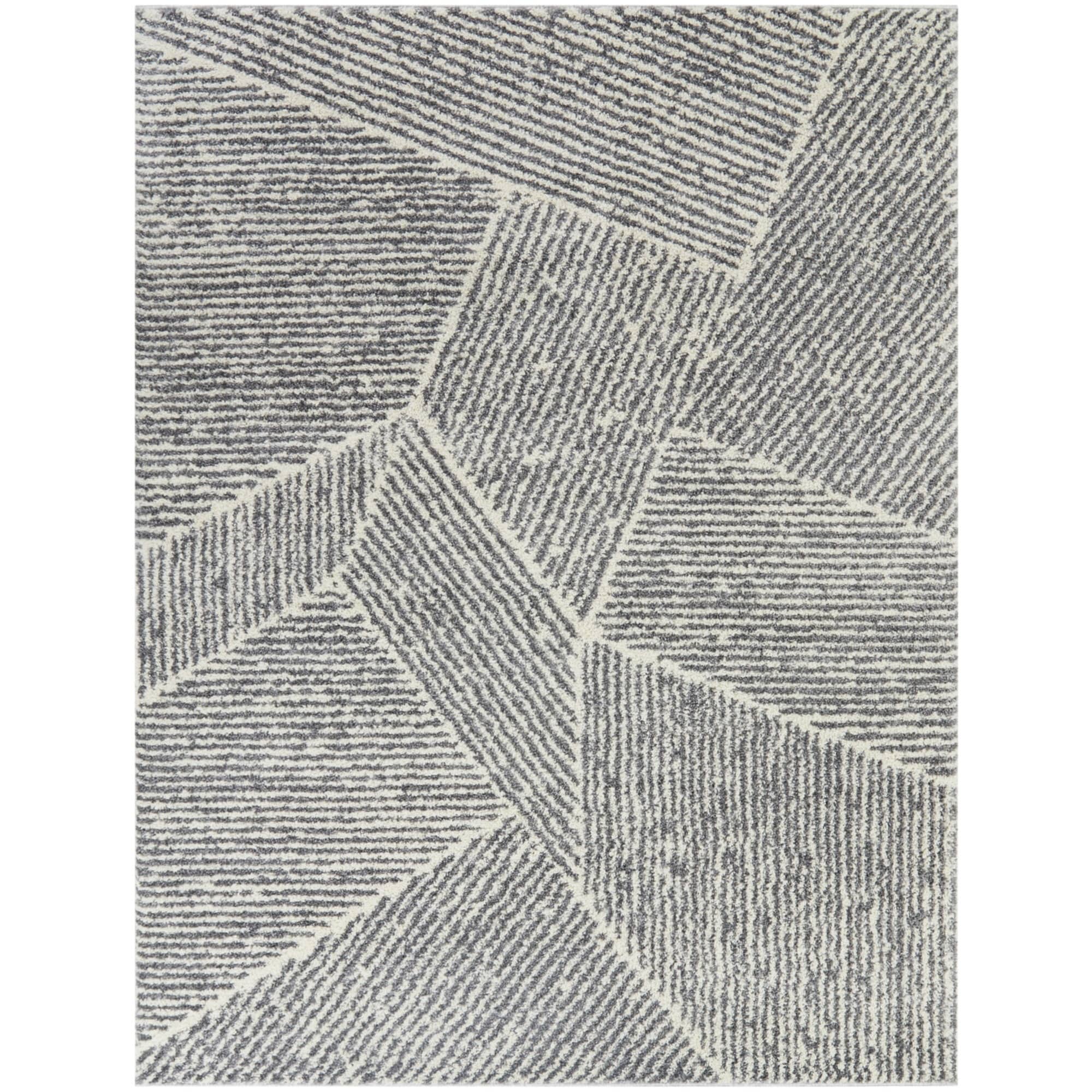 Larsen Modern Varied Stripes Area Rug