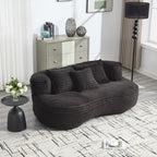 Lazy Sofa Durable Comfort Lounger High Back Bean Bag Chair Couch for Adults and Kids - 2 Seat