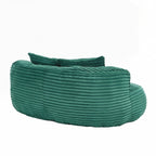 Lazy Sofa Durable Comfort Lounger High Back Bean Bag Chair Couch for Adults and Kids - 2 Seat