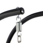 LeisureMod 2 Person Hanging Egg Chair with Stand - Outdoor/Indoor Rattan Wicker Patio Swing Hammock Lounger with Cushions