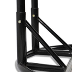 LeisureMod 2 Person Hanging Egg Chair with Stand - Outdoor/Indoor Rattan Wicker Patio Swing Hammock Lounger with Cushions