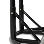 LeisureMod 2 Person Hanging Egg Chair with Stand - Outdoor/Indoor Rattan Wicker Patio Swing Hammock Lounger with Cushions