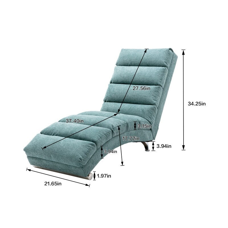 Linen Massage recliner Interior with remote control, ergonomic electric massage recliner, 5 modes