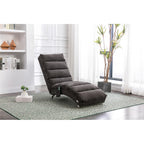 Linen Massage recliner Interior with remote control, ergonomic electric massage recliner, 5 modes