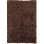 Linon Flokati Wool Thick Area Rug