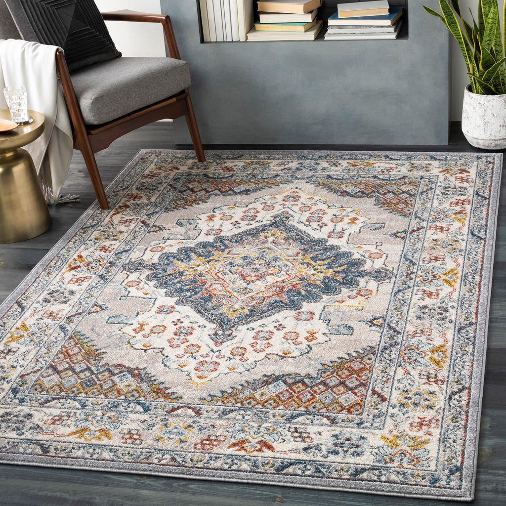 Livabliss Ankara Updated Traditional Medallion Area Rug