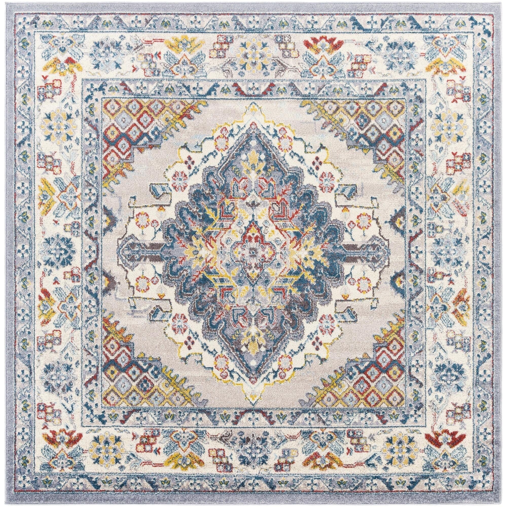 Livabliss Ankara Updated Traditional Medallion Area Rug
