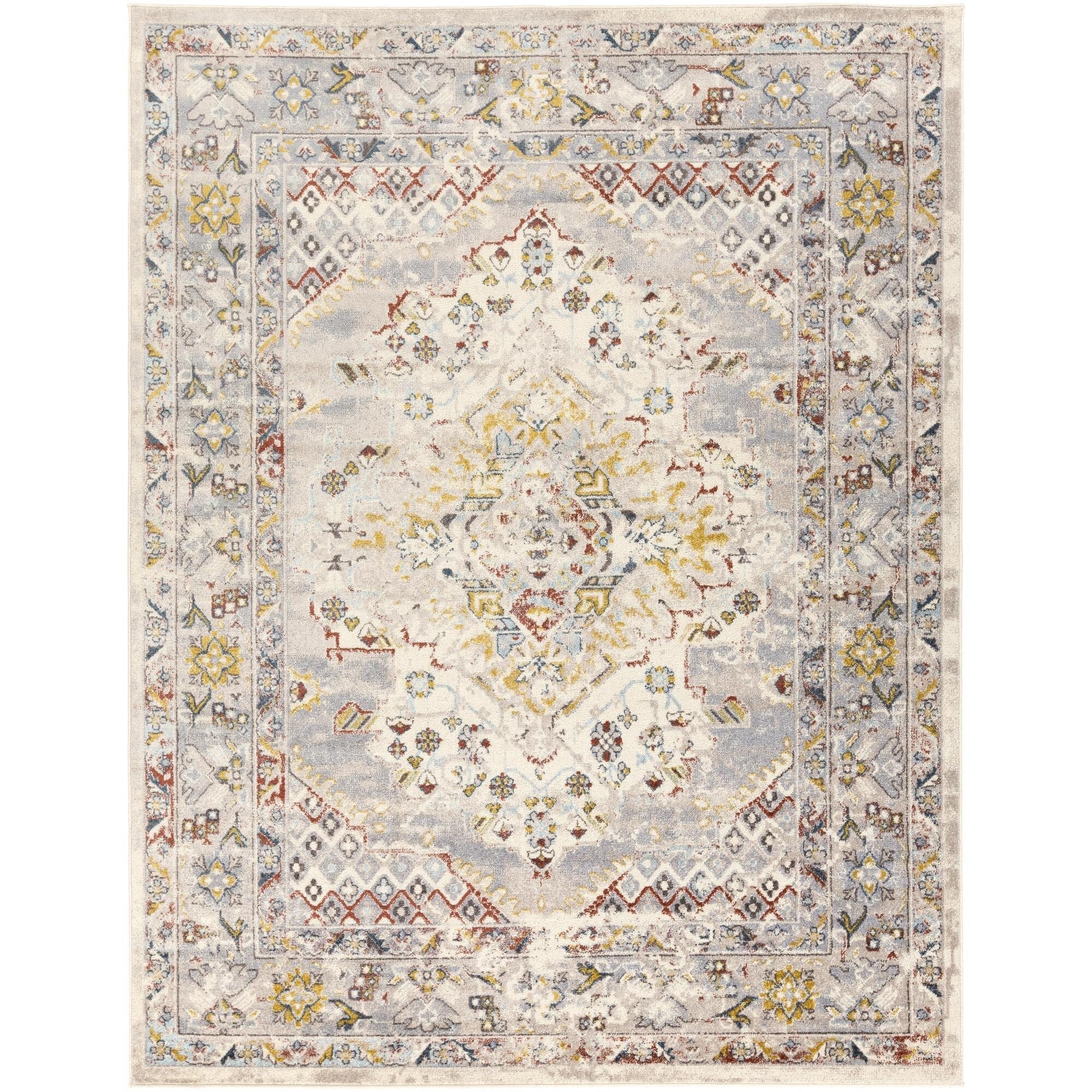 Livabliss Ankara Updated Traditional Medallion Area Rug