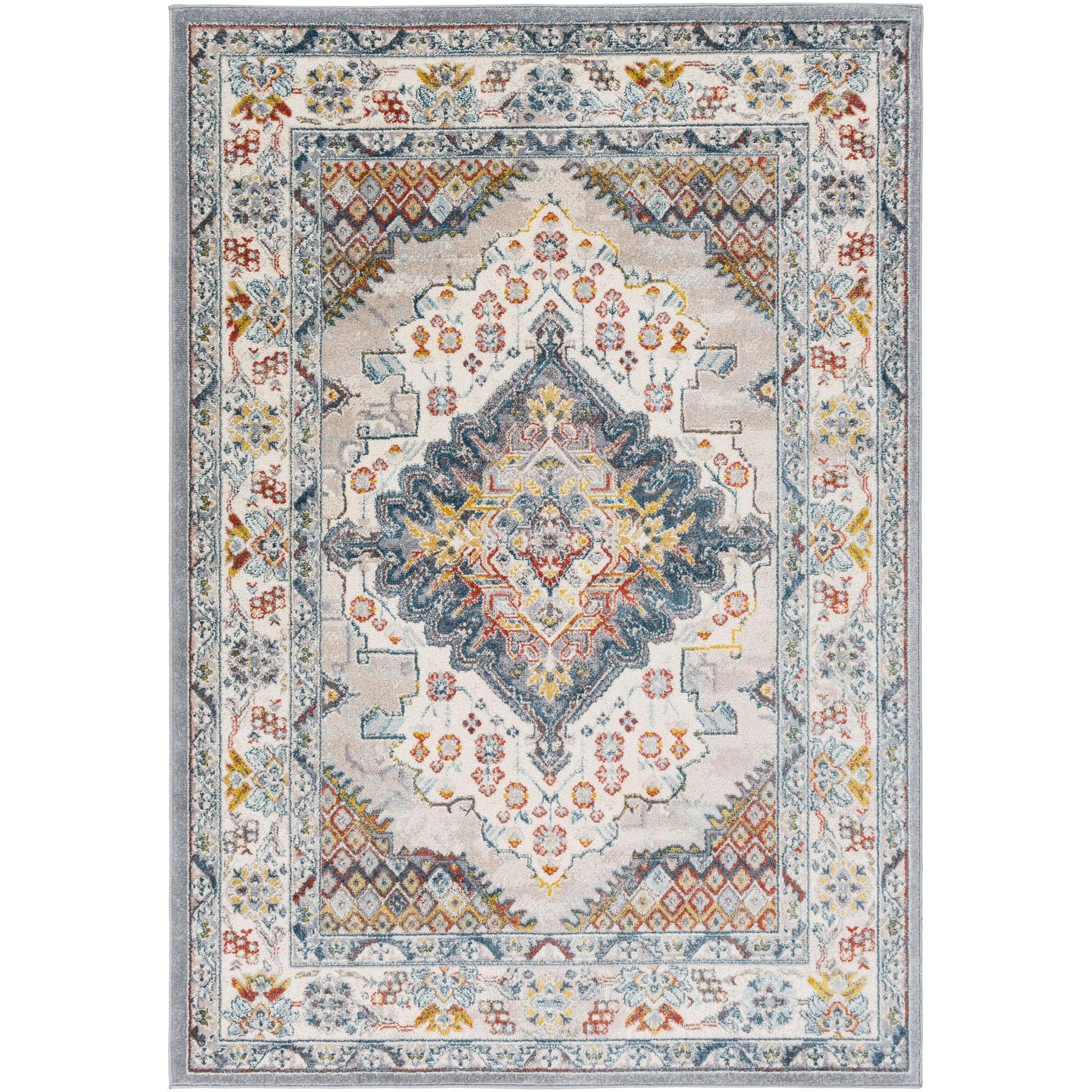 Livabliss Ankara Updated Traditional Medallion Area Rug