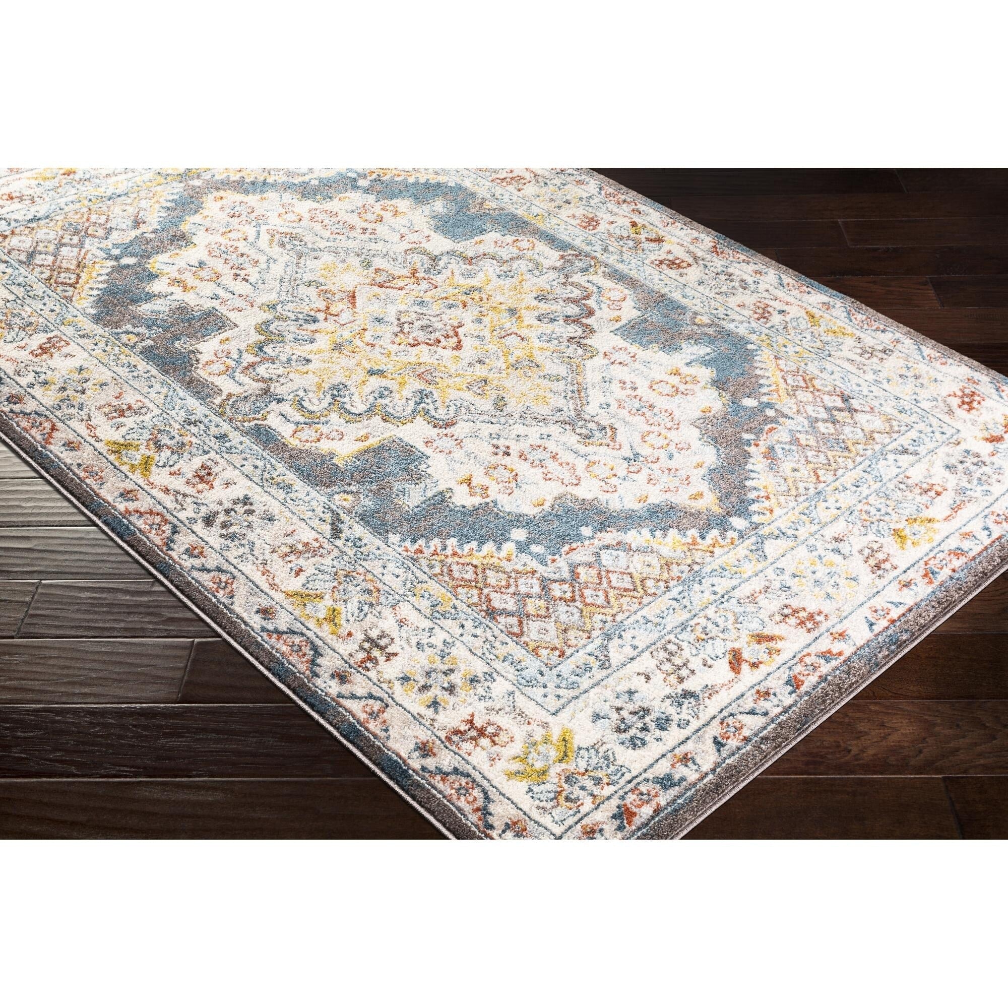 Livabliss Ankara Updated Traditional Medallion Area Rug