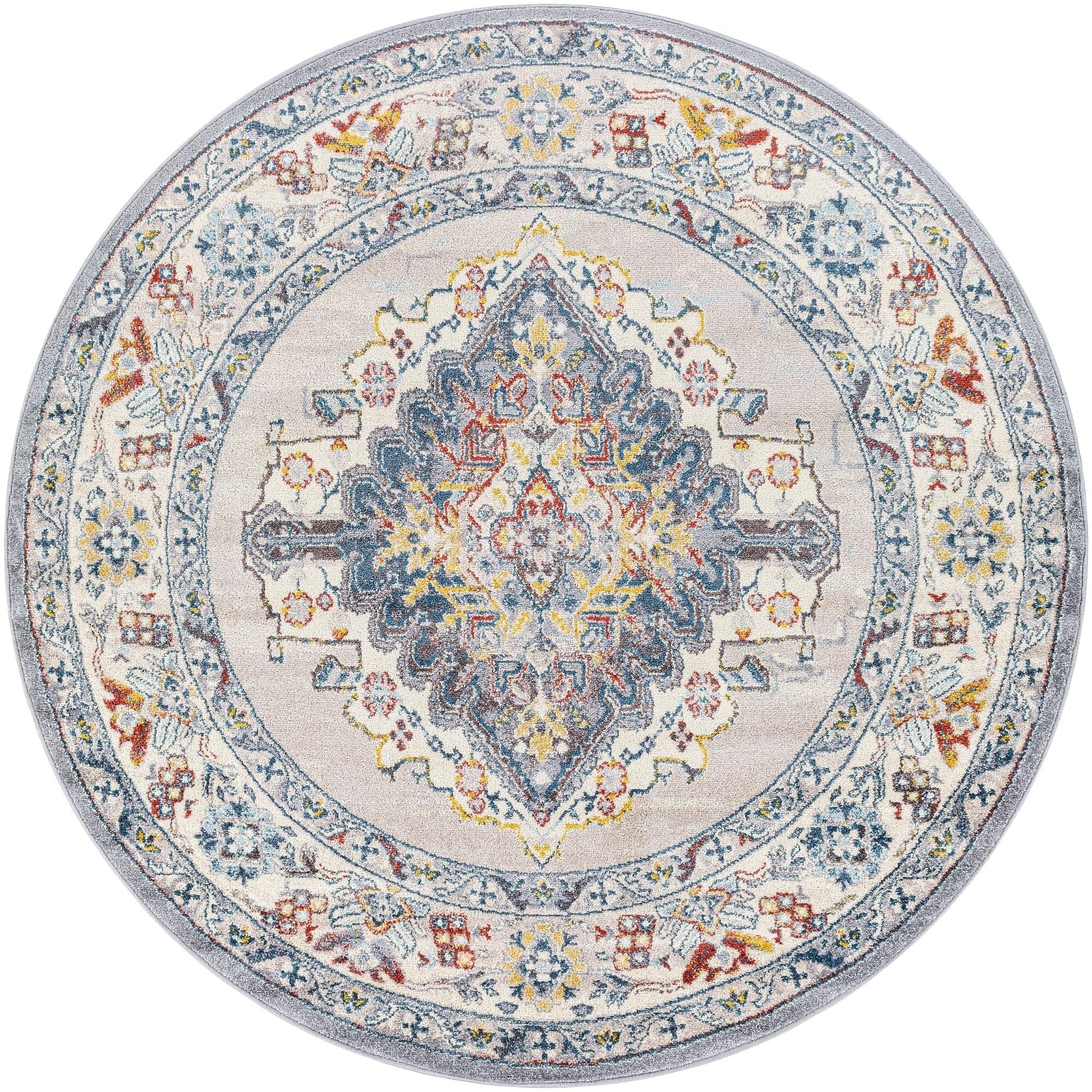 Livabliss Ankara Updated Traditional Medallion Area Rug