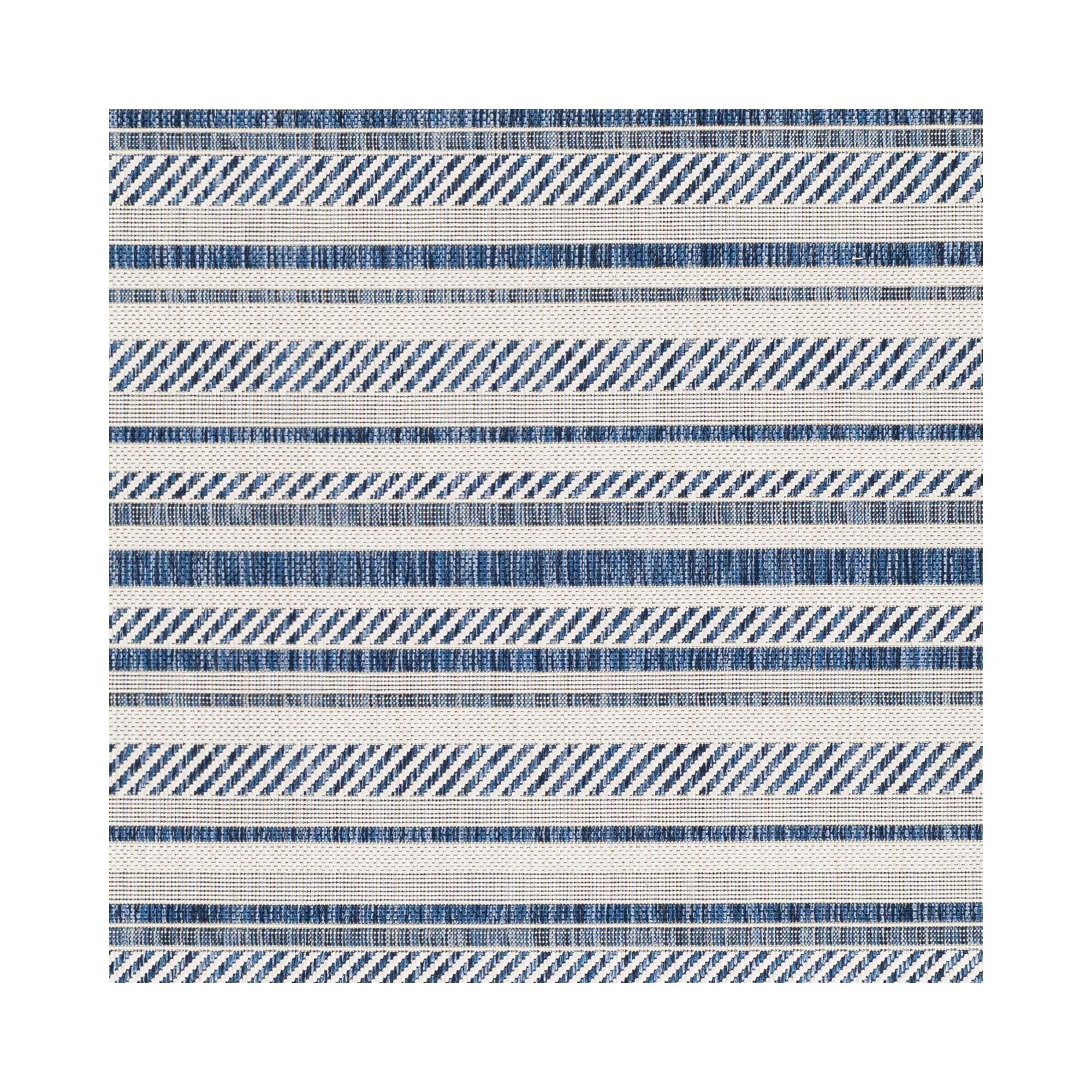 Livabliss Eagean Bohemian Stripe Outdoor Area Rug