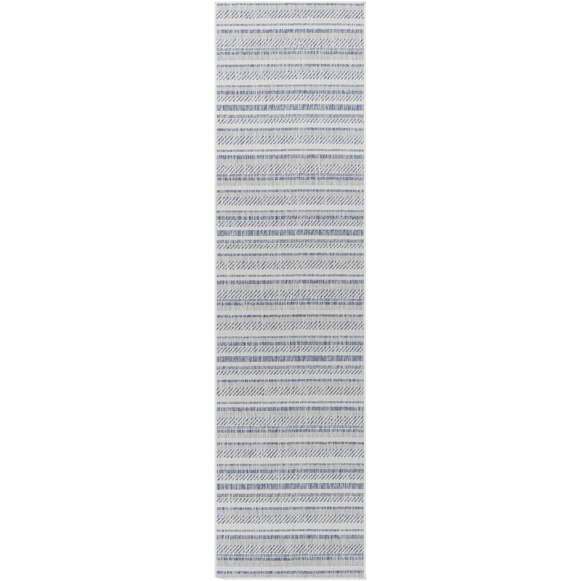 Livabliss Eagean Bohemian Stripe Outdoor Area Rug