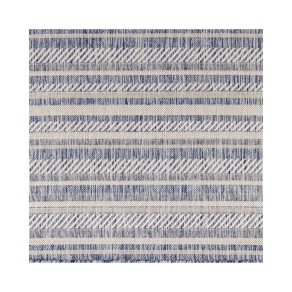 Livabliss Eagean Bohemian Stripe Outdoor Area Rug