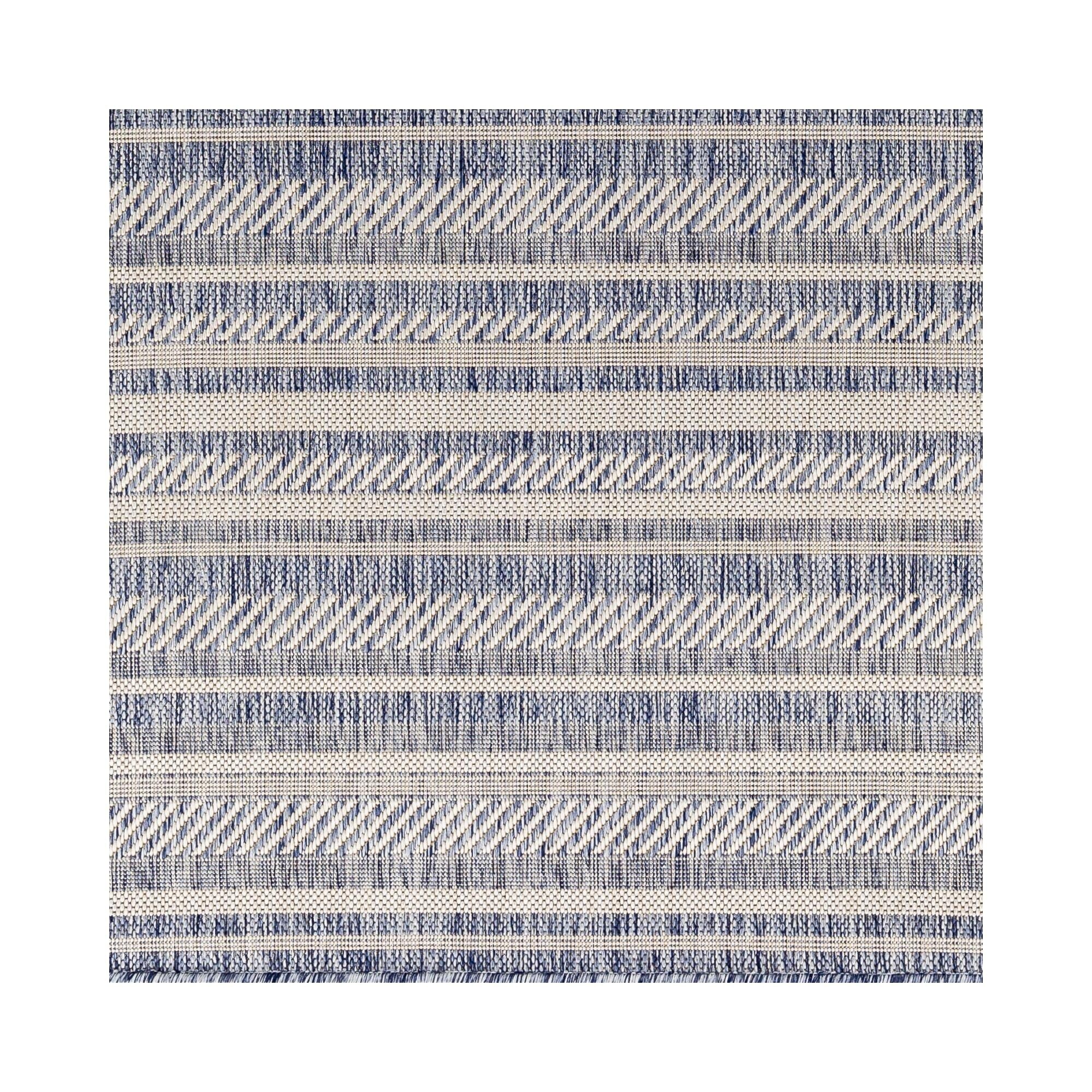 Livabliss Eagean Bohemian Stripe Outdoor Area Rug