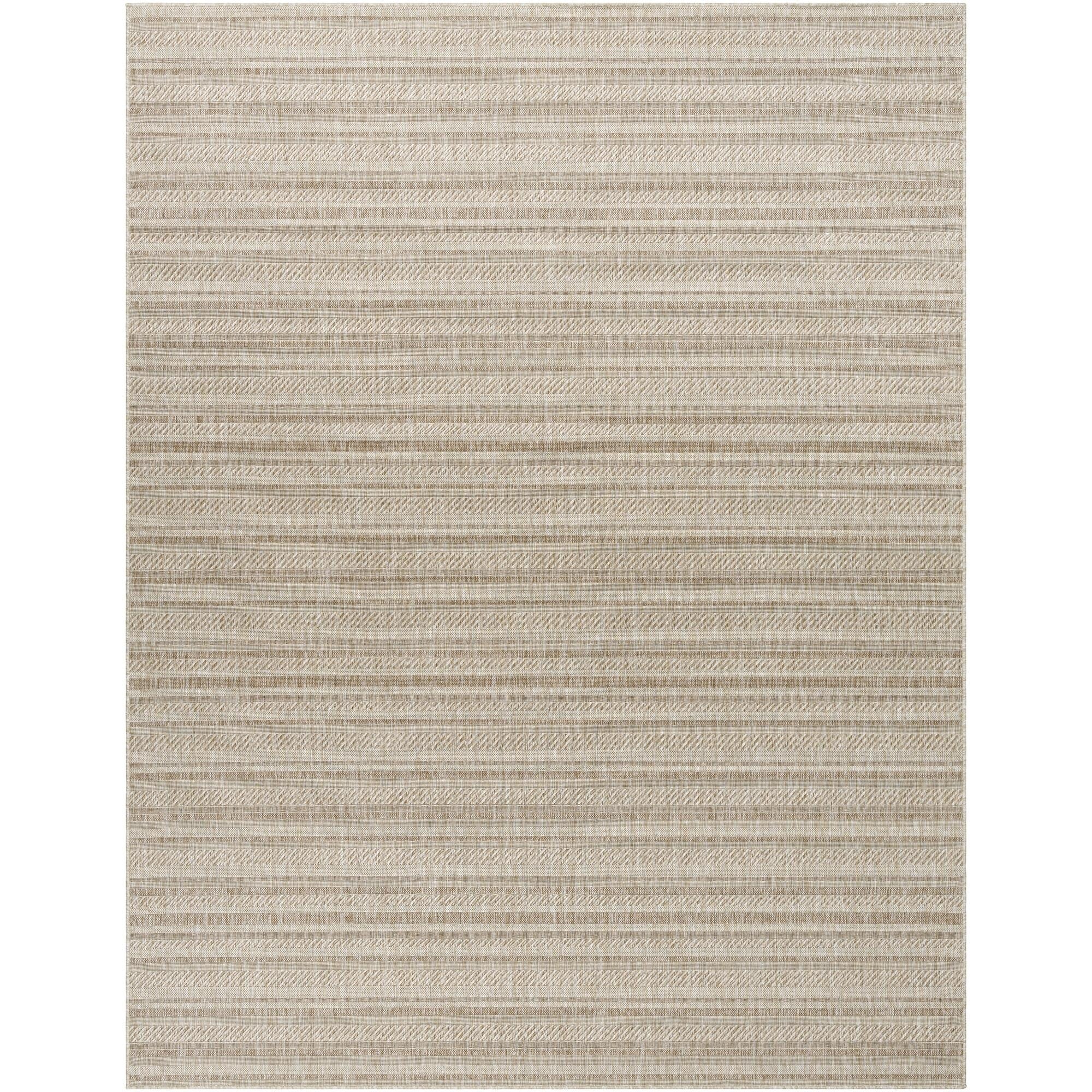 Livabliss Eagean Bohemian Stripe Outdoor Area Rug