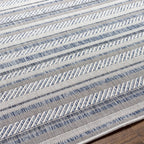 Livabliss Eagean Bohemian Stripe Outdoor Area Rug
