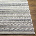 Livabliss Eagean Bohemian Stripe Outdoor Area Rug