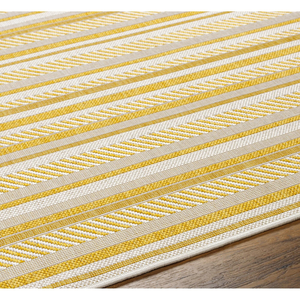 Livabliss Eagean Bohemian Stripe Outdoor Area Rug
