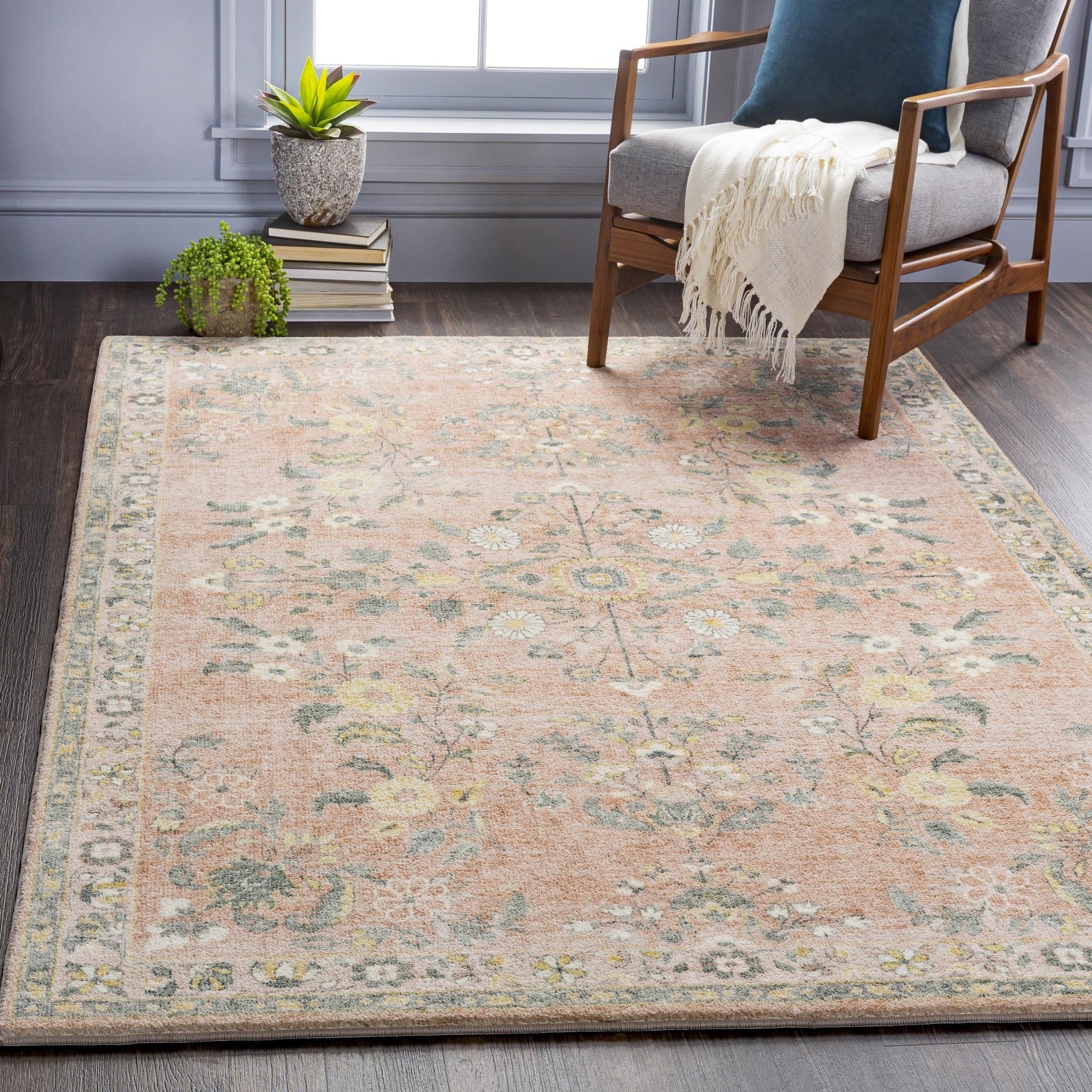 Livabliss Erin Updated Traditional Floral & Botanical Area Rug