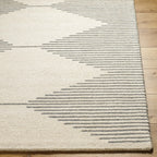 Livabliss Granada Minimalist Diamond Hand Tufted Area Rug