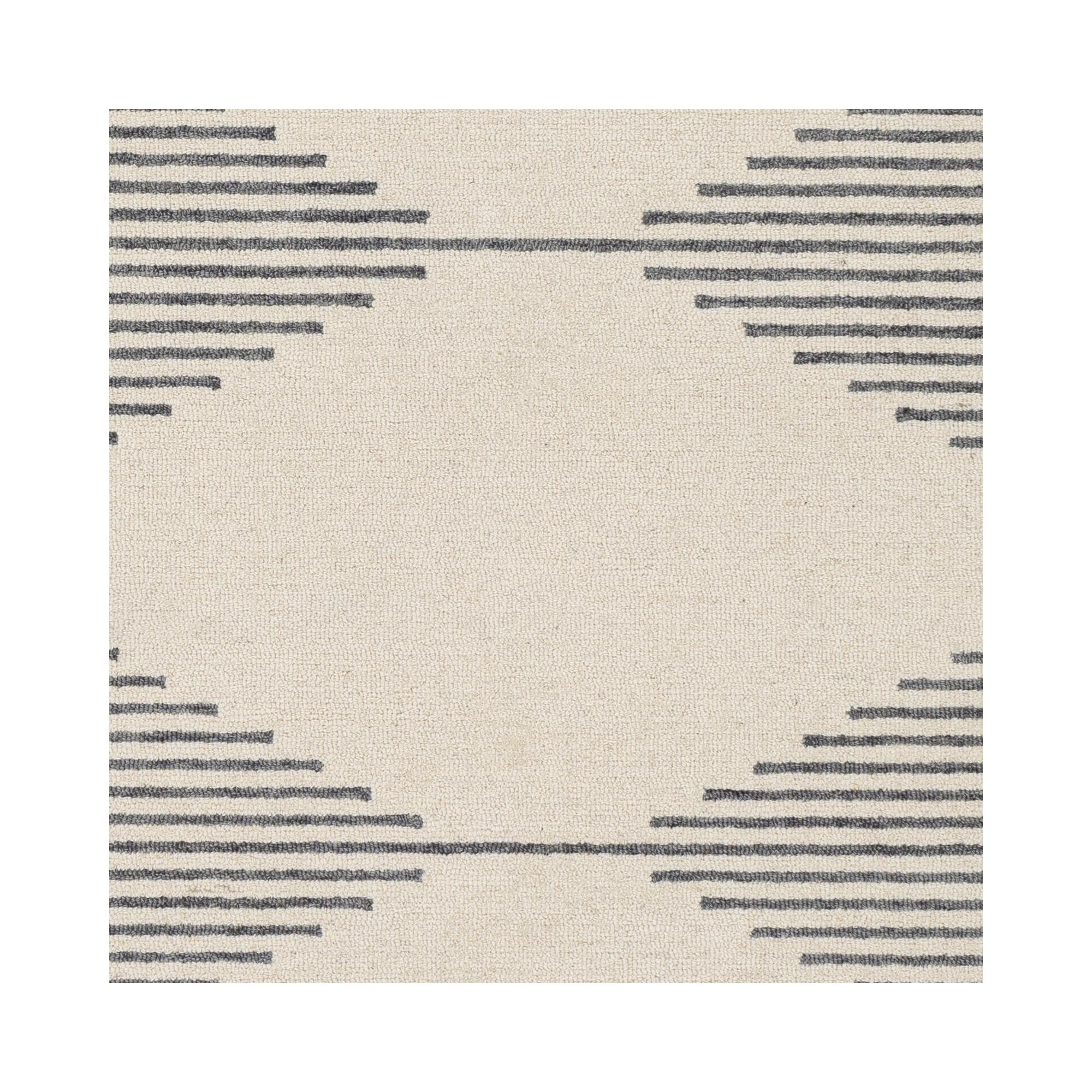 Livabliss Granada Minimalist Diamond Hand Tufted Area Rug