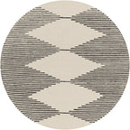 Livabliss Granada Minimalist Diamond Hand Tufted Area Rug