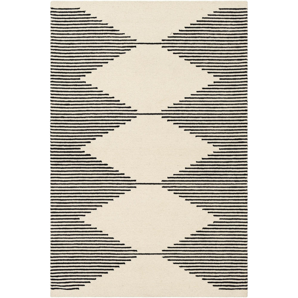 Livabliss Granada Minimalist Diamond Hand Tufted Area Rug