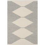 Livabliss Granada Minimalist Diamond Hand Tufted Area Rug