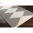 Livabliss Granada Minimalist Diamond Hand Tufted Area Rug