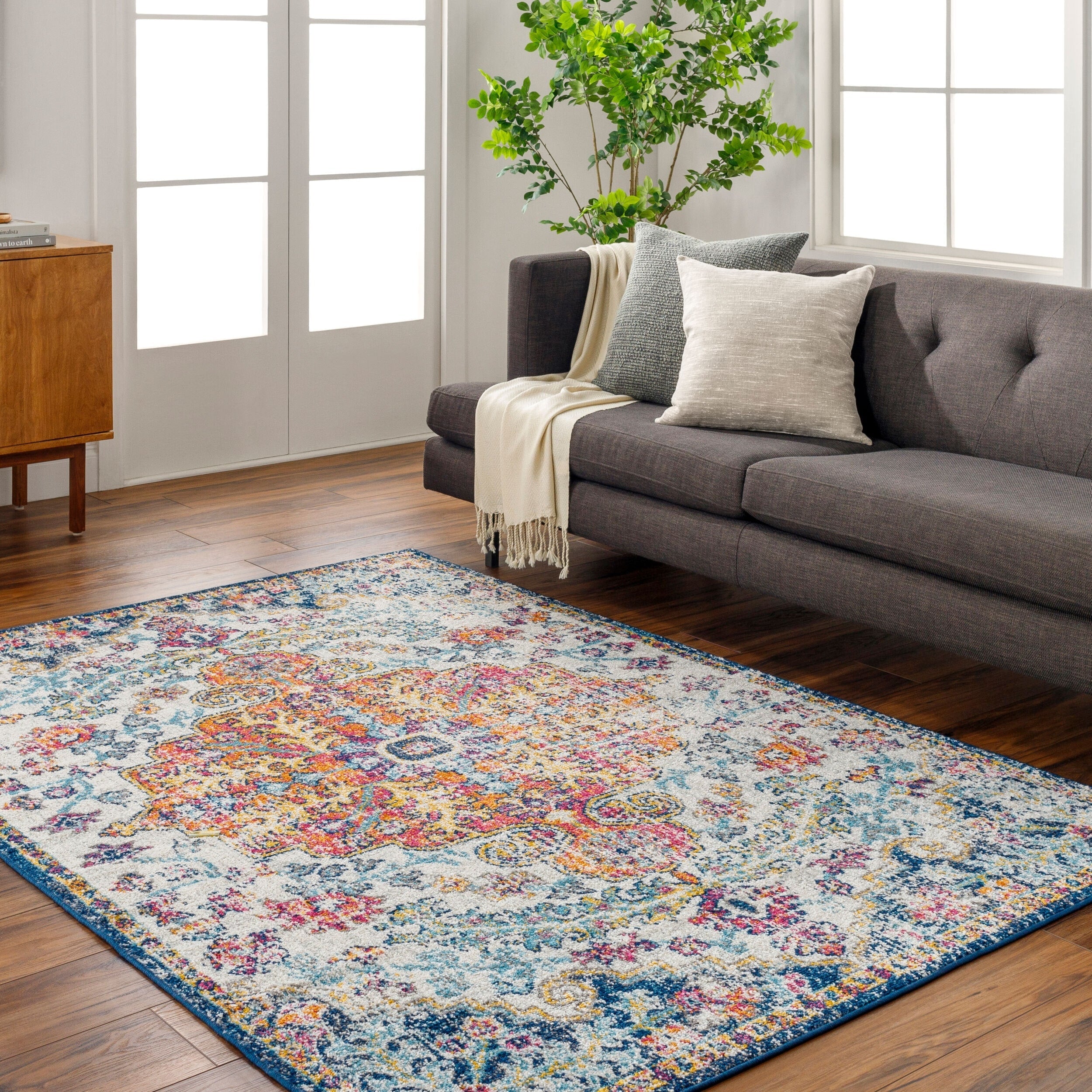 Livabliss Harput Updated Traditional Medallion Area Rug