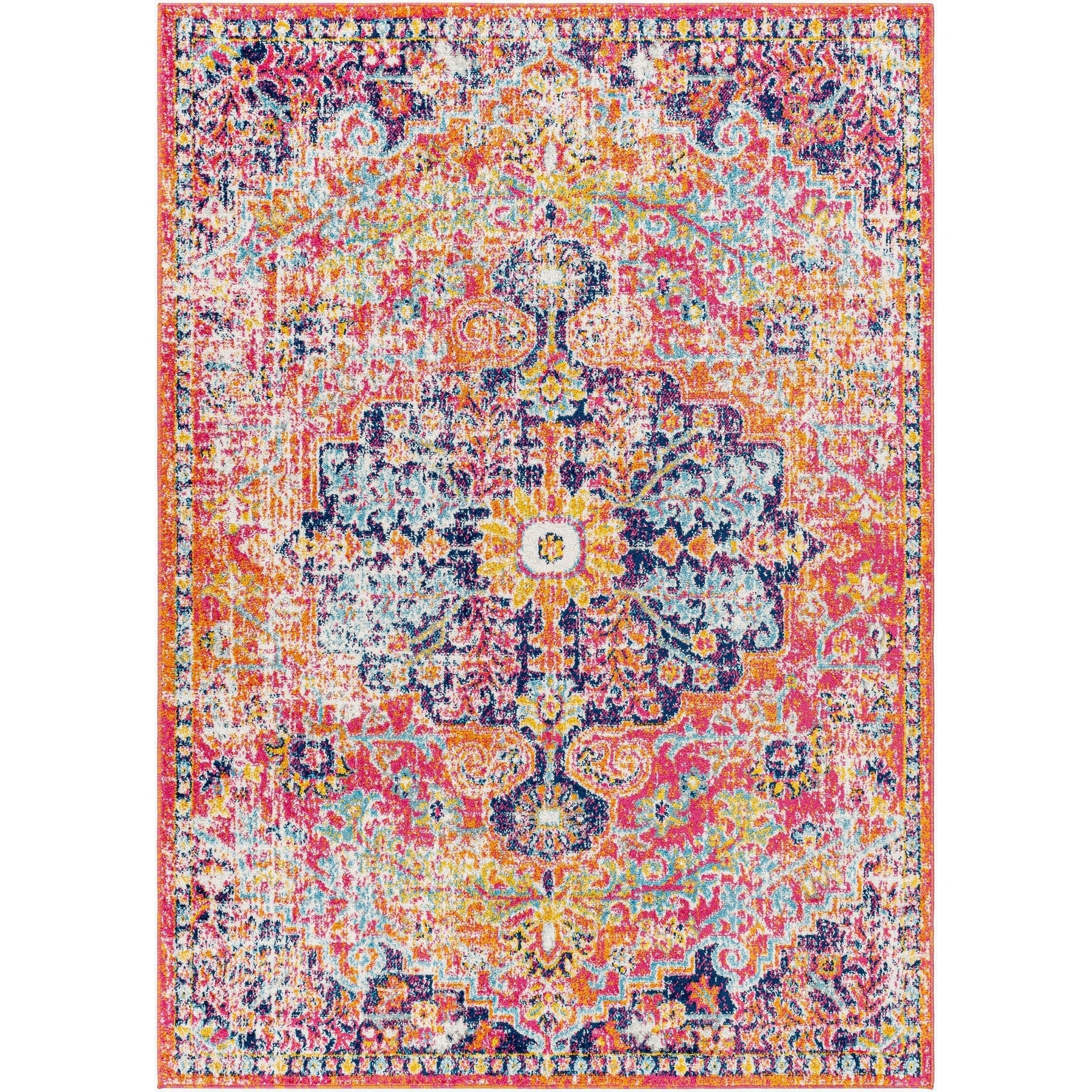 Livabliss Harput Updated Traditional Medallion Area Rug
